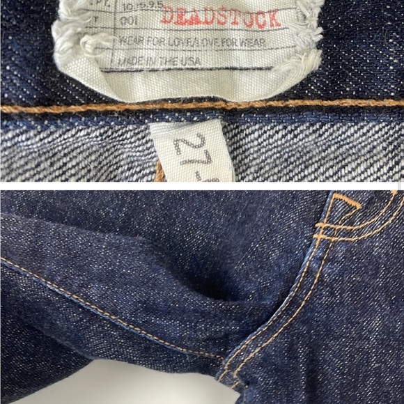 Current/Elliott dead stock boyfriend fit size 27 dark blue - Picture 4 of 9